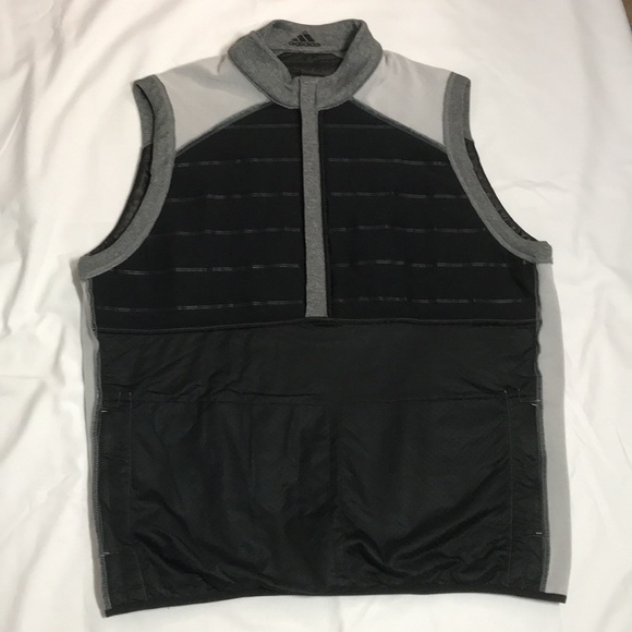 NWOT Adidas ClimaHeat Golf Quilted Vest Mens XL 1/2 zip - Picture 7 of 9